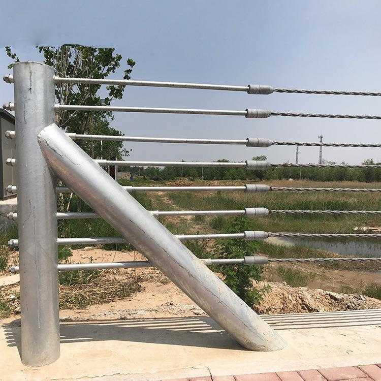钢丝绳索护栏